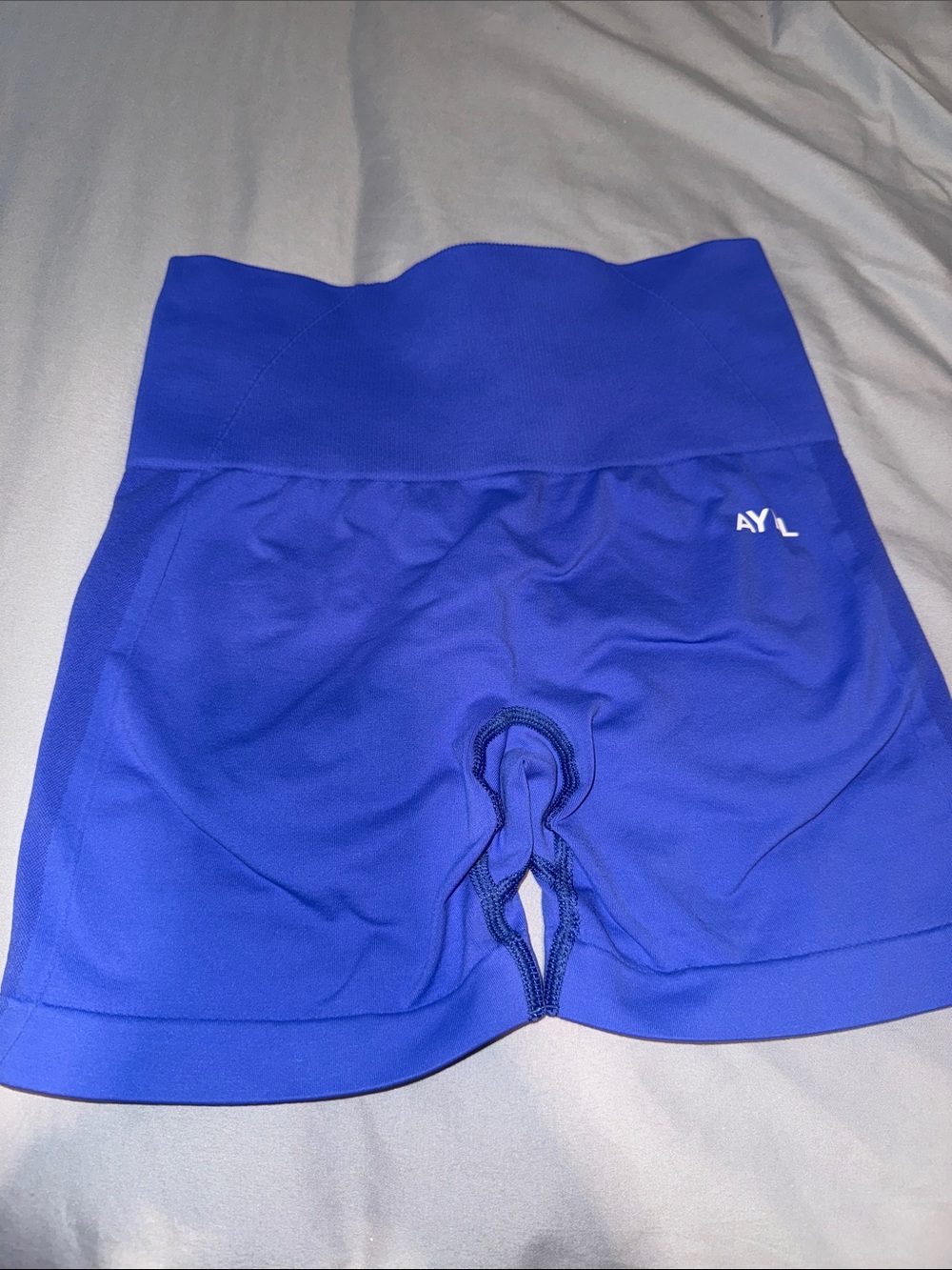 AYBL High-Waist Bike Shorts in Royal Blue